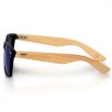   Ochelari de soare unisex Navaris, UV400, Bambus, Albastru, 40731.01.04