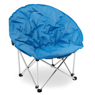   Scaun pliabil de exterior Navaris, Suporta pana la 150 kg, Captusit, Albastru, 45134.1.23