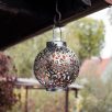   Lampa solara de exterior Navaris, Iluminare LED, Rotunda 16 cm, 49371.01