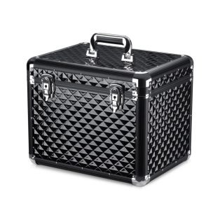   Cutie pentru accesorii ingrijire cai Navaris, Aluminiu, Negru, 50875.02